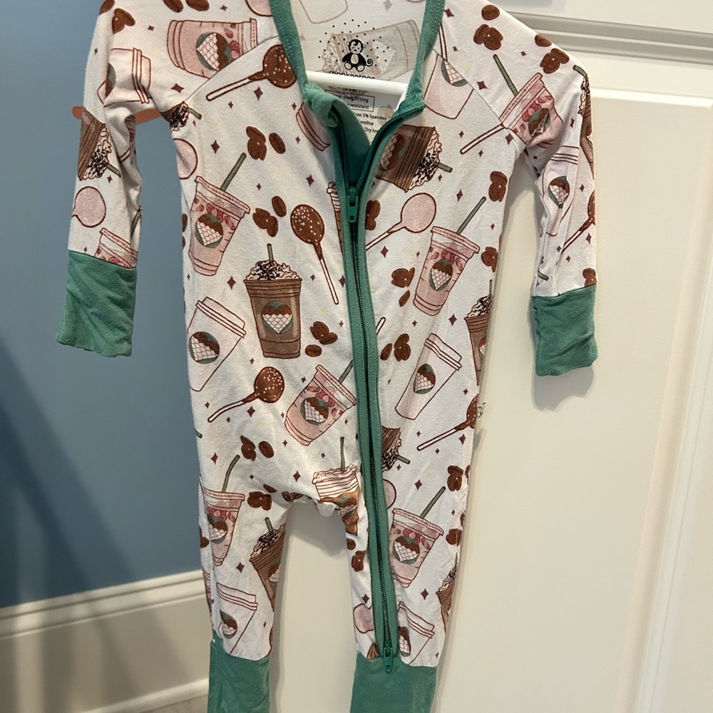 Coffee Bamboo Romper